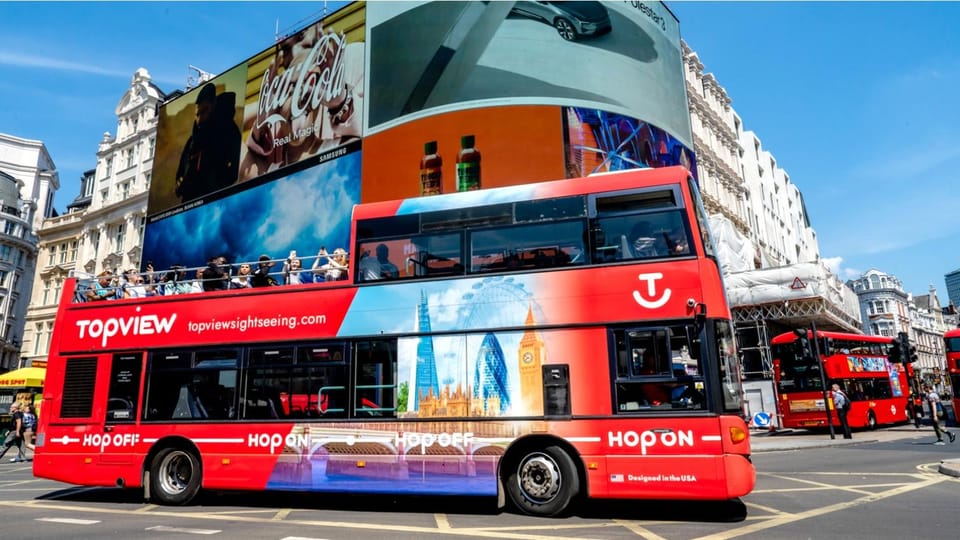 London: 24-Hour Hop-On Hop-Off Bus Pass - Key Points at a Glance
