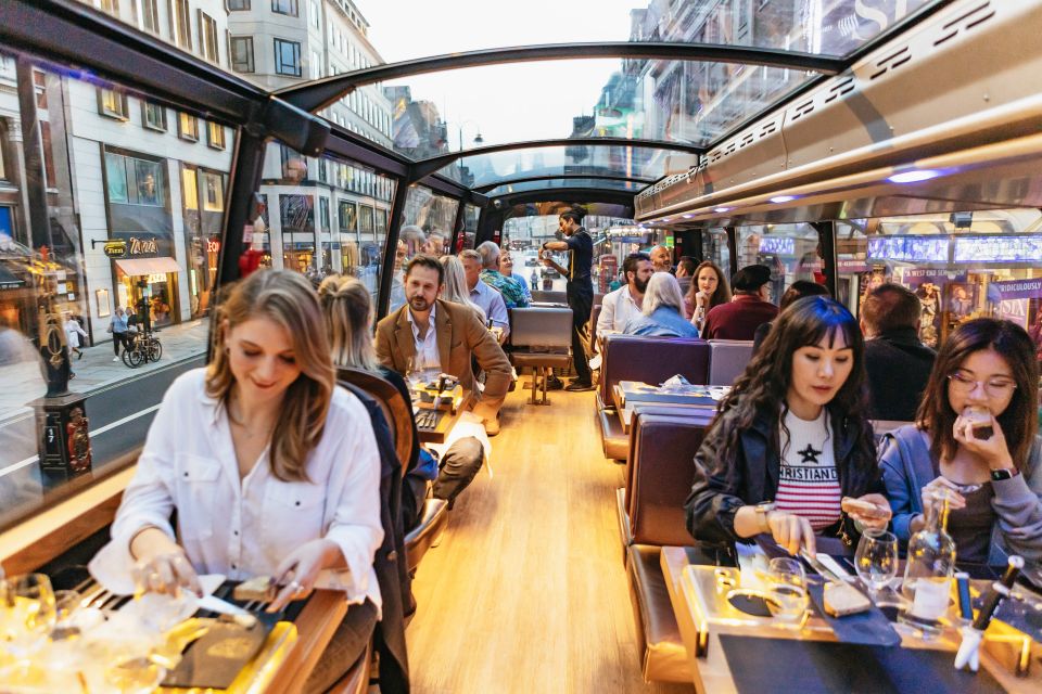 London: 6-Course Gourmet Dinner on a Luxury Coach - On-Board Dining: How the Six Courses Feel While London Glides By
