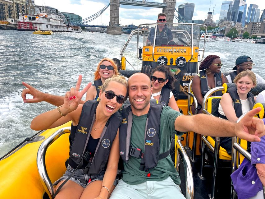 London: 70-Minute Thames Barrier Speedboat Tour - James Bond-style speedboat basics: what this 70 minutes really feels like