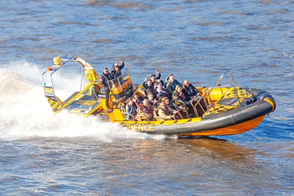 London: 70-Minute Thames Barrier Speedboat Tour - Commentary and the photo souvenir: fun with one built-in add-on