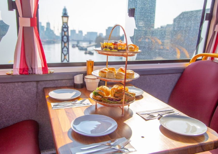 London: Afternoon Tea Bus with a Glass of Prosecco - Quick hits before you board