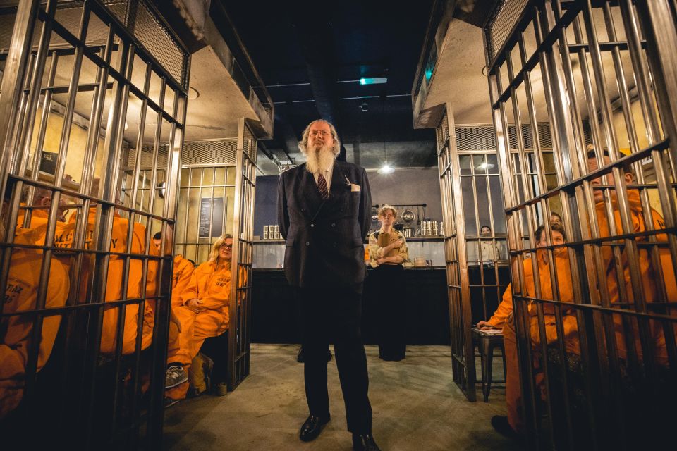 London: Alcotraz Immersive Prison Cocktail Experience Ticket - The smuggling game: getting your sealed liquor into the story