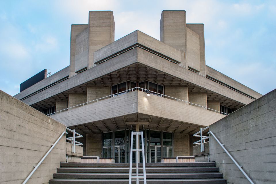 London: Brutalist Architecture & History Walking Tour - National Theatre: Brutalism at its most dramatic