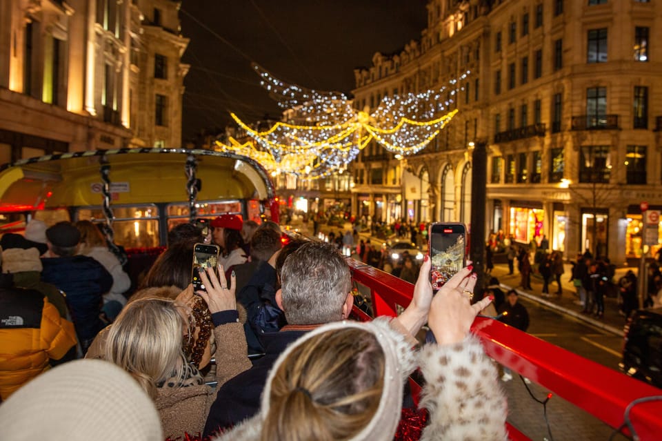 London: Christmas Lights Tour by Vintage Double-Decker Bus - Key highlights worth planning for