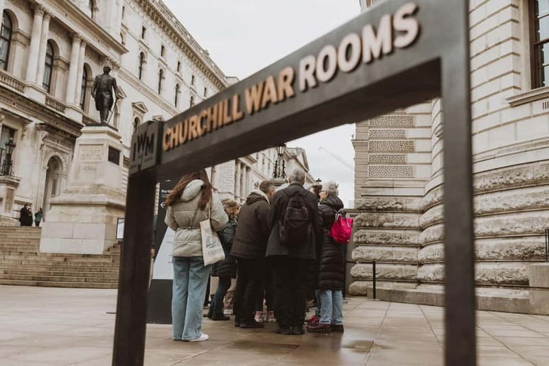 London: Churchill's Life & WW2 with Tour of War Rooms - Westminster Abbey exterior and Downing Street on wartime terms