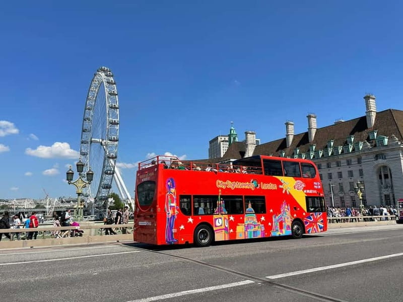London: City Sights Hop-On Hop-Off Bus & Bookable Extras - Red Route: Westminster, Big Ben, and the Tower in one loop