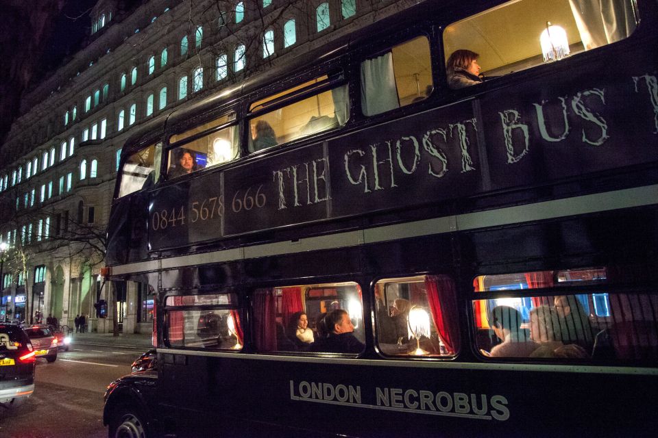 London: Comedy Horror Ghost Tour on a Bus - Price and value: $37 for a one-hour show plus a bus ride