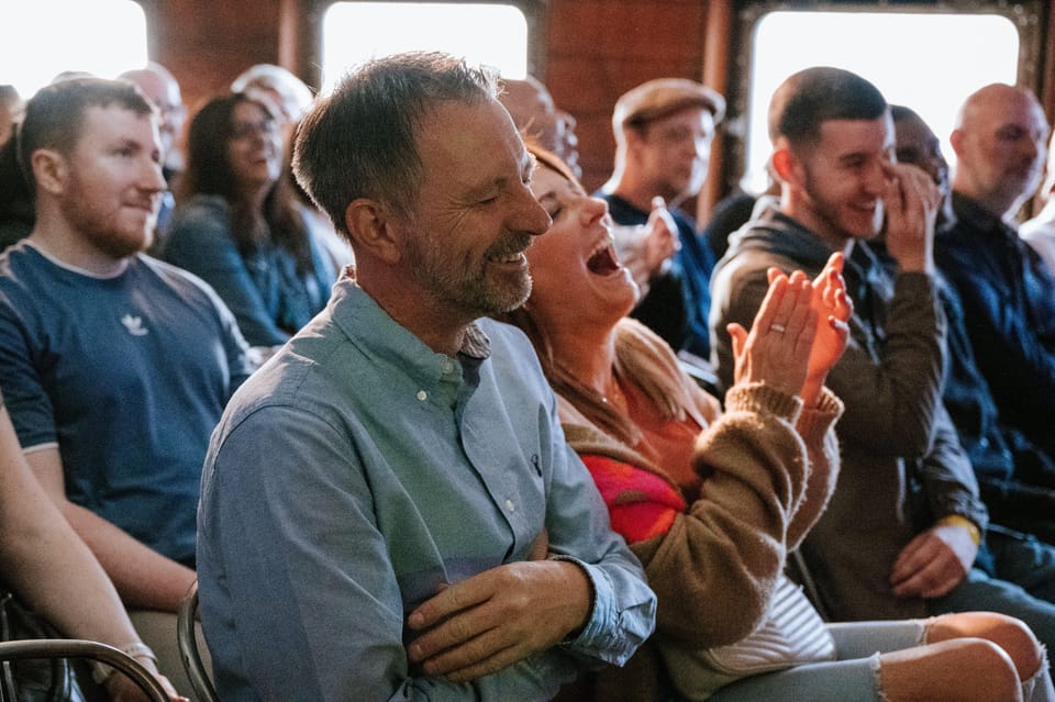 London: Dark Comedy on Iconic Battersea Barge - Before the Punchlines: Captain’s Bar Drinks and Thames Views