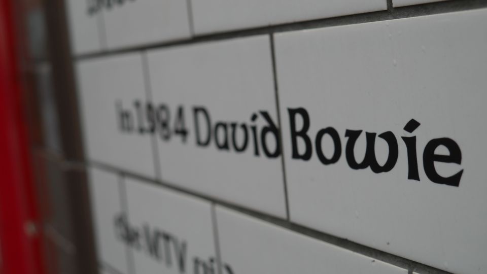 London: David Bowie Walking Tour - The campervan rumor and where crowds mourned him