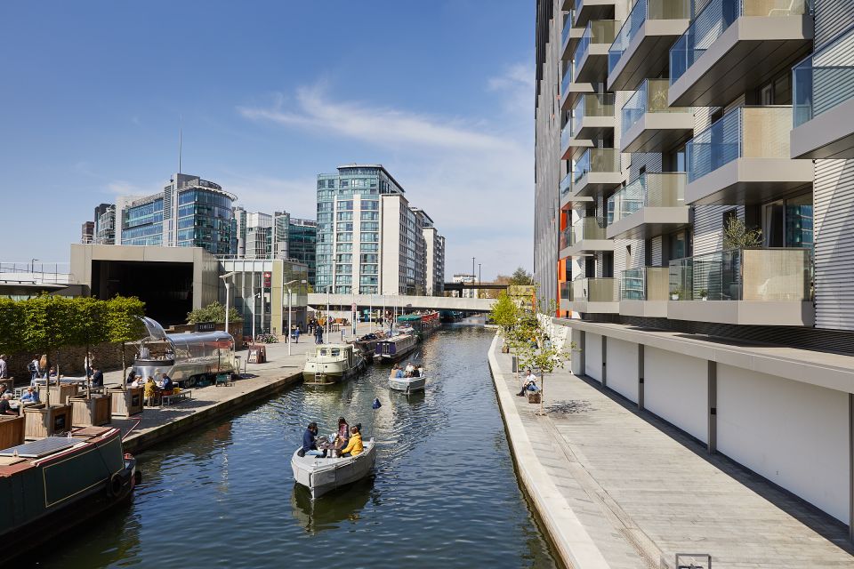London: GoBoat Rental for Regent's Canal & Paddington Basin - Camden and Maida Vale from the water: your best photo moments