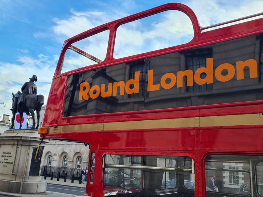 London: Guided Sightseeing Tour on a Vintage Open-Top Bus - Finding the Bus Near Embankment Without Stress