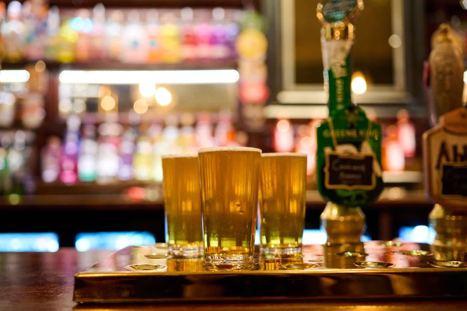 London: Historic Pubs, British Ales & Classic Dishes - Stop 4: Ye Olde Cock Tavern—cock ale lore, scotch eggs, and a pub game finale