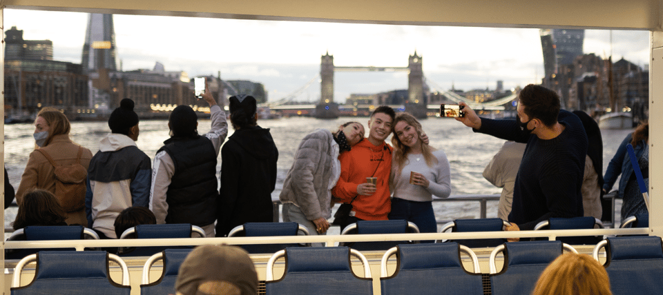 London: Hop-On Hop-Off 1-Day River Sightseeing Adventure - The boat experience: indoor cabins, covered deck, and picture-friendly moments