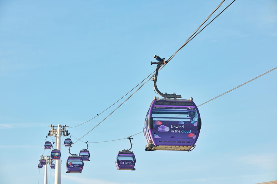 London: IFS Cloud Cable Car - What the ride feels like in real life