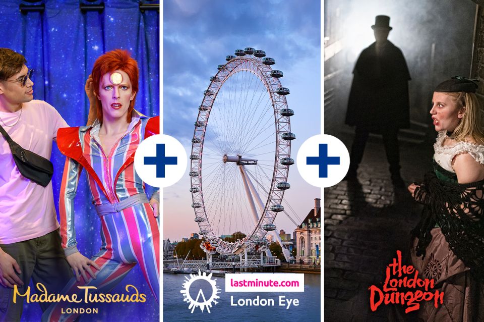 London: London Dungeon, London Eye, & Madame Tussauds Combo - Is the value good for $86.21 per person?