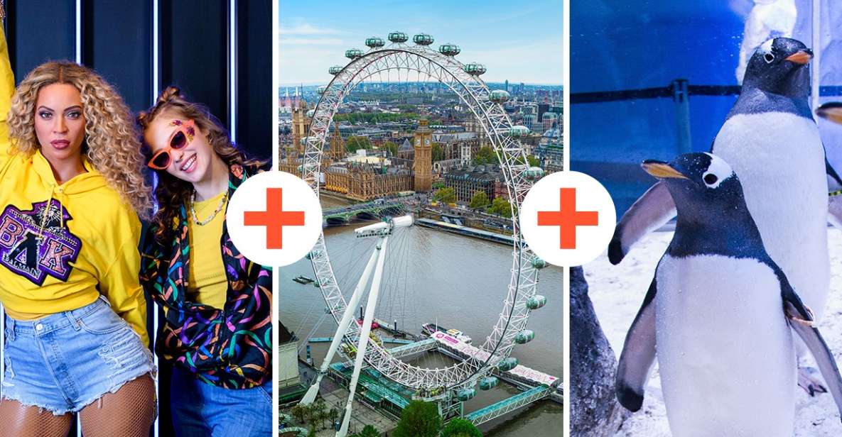 London: Madame Tussauds, London Eye & SEA LIFE Combo Ticket - Who this combo suits best