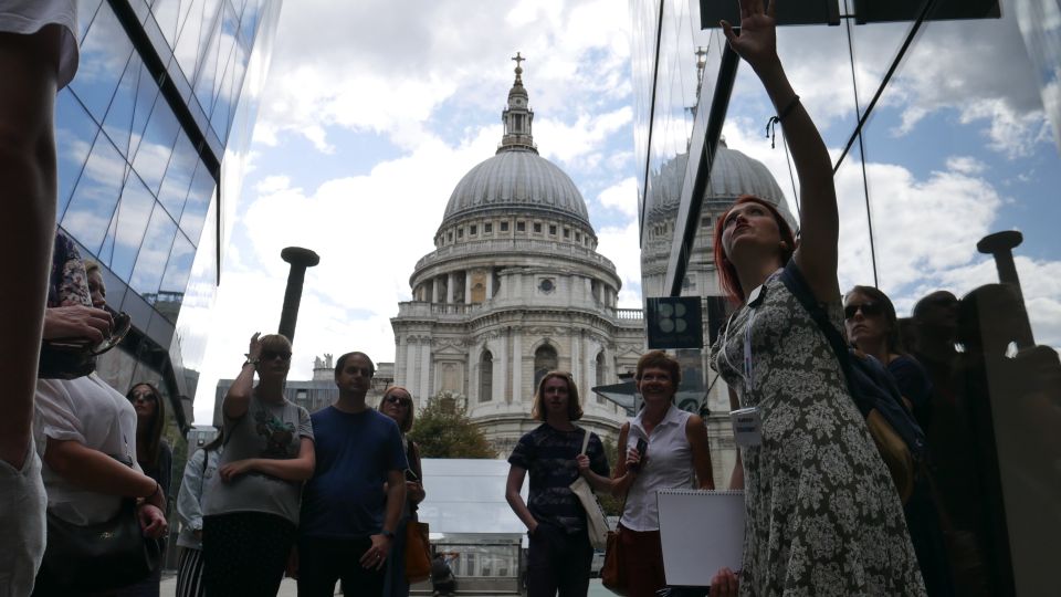 London: Mary Poppins Walking Tour - Bird lady corner steps and the fun of singing along