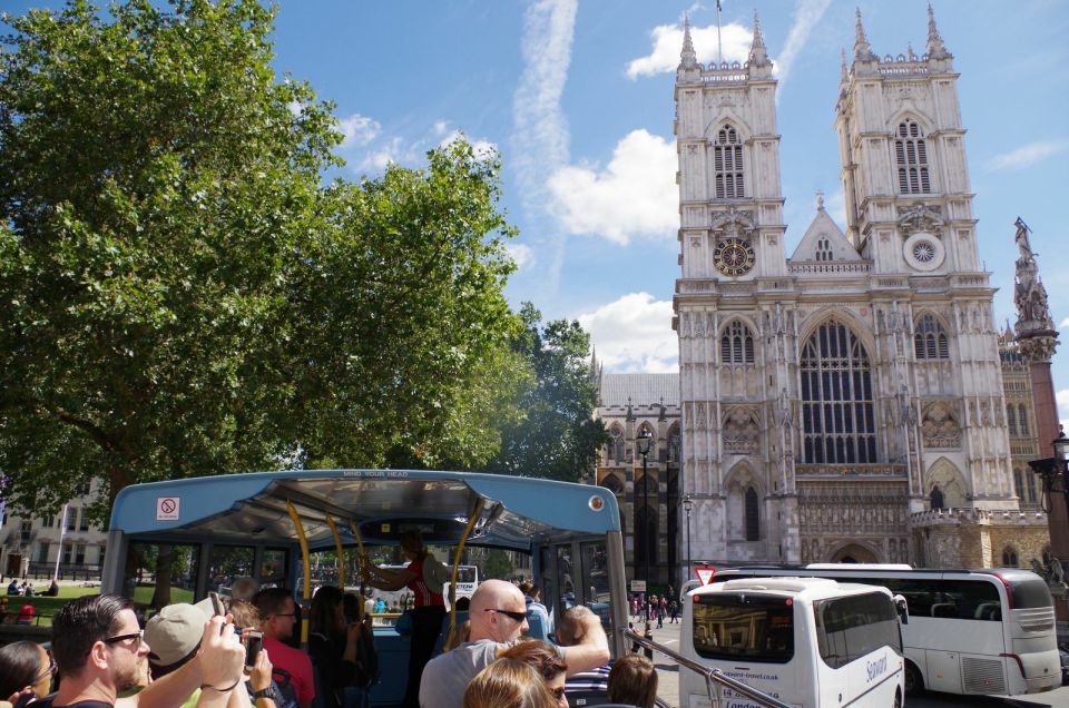 London: Panoramic Open-Top Bus Tour - The Route: Buckingham Palace, Parliament, Trafalgar Square, and Tower Bridge
