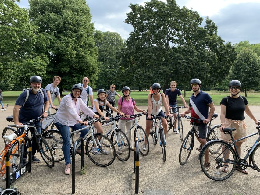 London: Parks and Palaces Guided Morning Bike Tour - Westminster Abbey and the Parliament area: coronations, weddings, and the Big Ben selfie