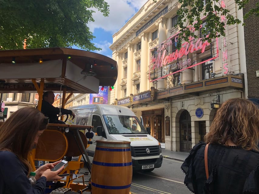 London: Piccadilly and Soho Beer Bike Tour - The onboard driver and host/barista: your real “tour guide”