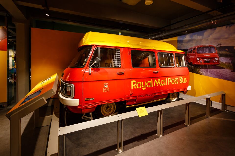 London: Postal Museum Entry Ticket and Underground Rail Ride - Penny Black and the postal artifacts that make the past click