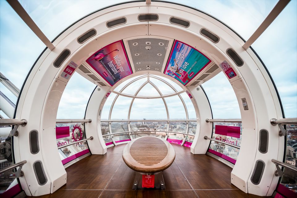 London: The London Eye Entry Ticket - How the ride works: 32 pods, about 30 minutes, and a calm rotation