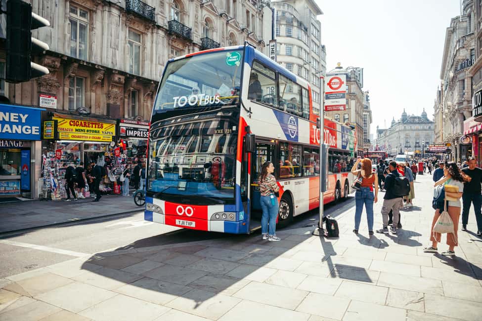 London: Tootbus Hop-on Hop-off with optional River Cruise - Open-top, app-guided London: the real value