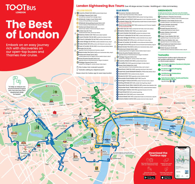 London: Tootbus Must-See Hop-On Hop-Off Bus Tour with Cruise - Key highlights worth clocking