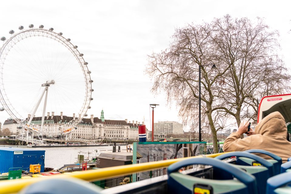 London: Tootbus Must-See Hop-On Hop-Off Bus Tour with Cruise - Best seats for landmark photos on an open-top deck