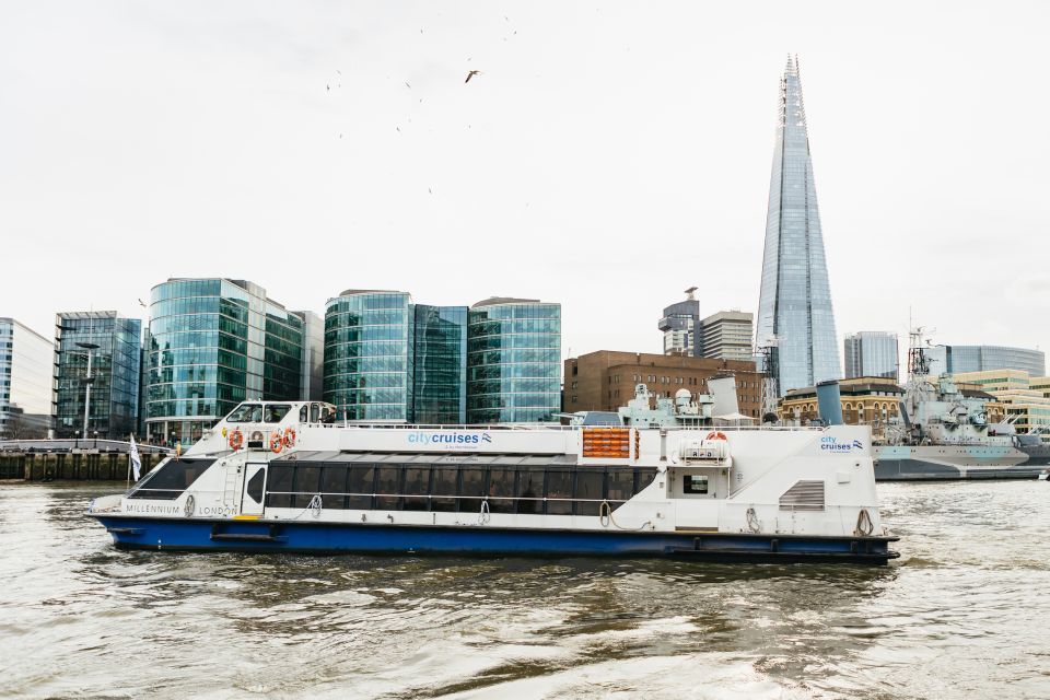 London: Tootbus Must-See Hop-On Hop-Off Bus Tour with Cruise - Thames cruise timing from Tower Pier and Westminster Pier