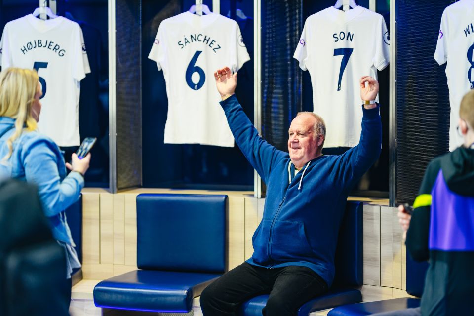 London: Tottenham Hotspur Stadium Tour - NFL Away Locker Room and Media Areas: The Sport Crossover Explained in Space
