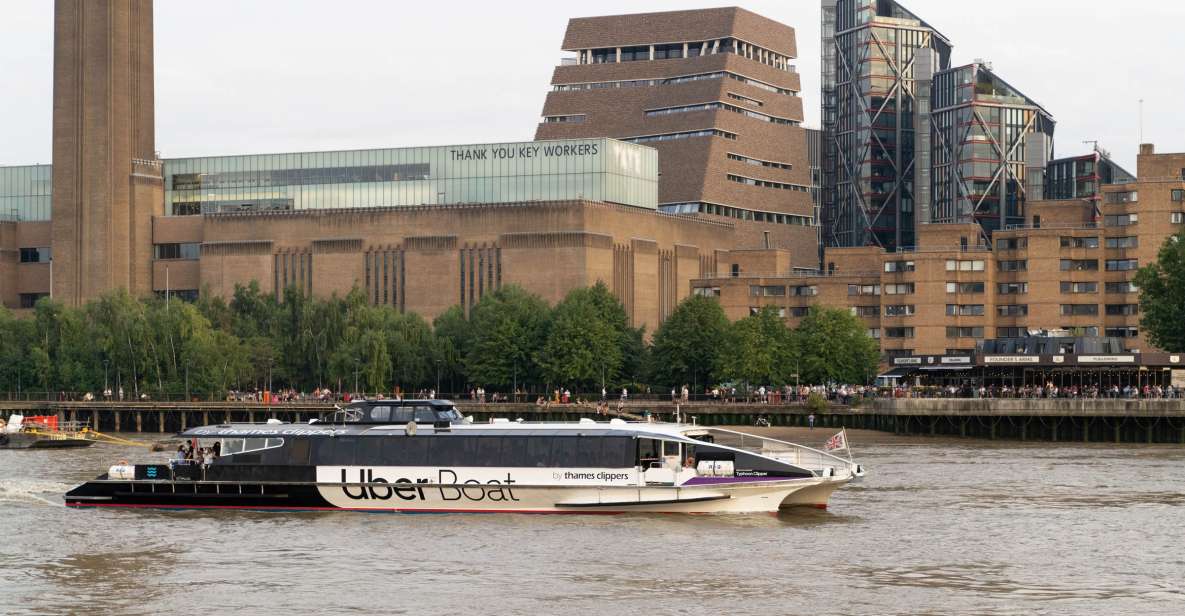 London: Uber Boat Single Trip and London Cable Car - Key things to know before you go