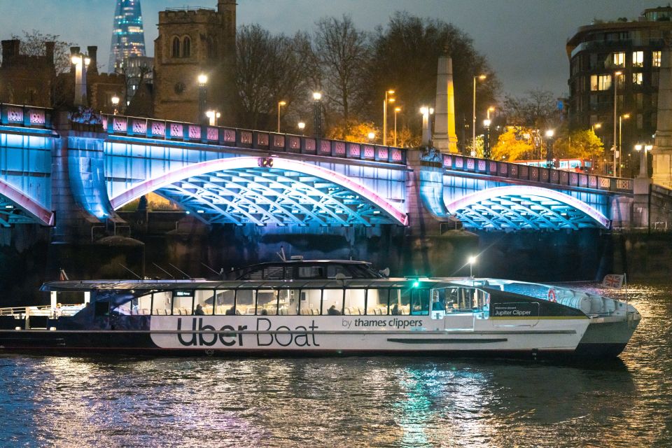 London: Uber Boat Single Trip and London Cable Car - Picking your boarding pier between Battersea Power Station and Barking Riverside