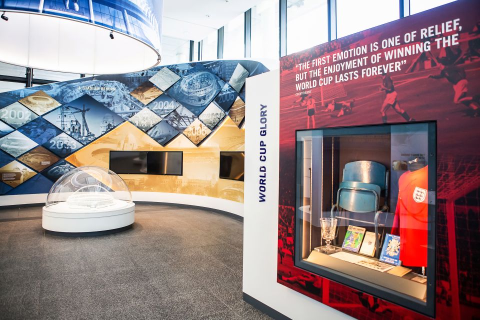 London: Wembley Stadium Guided Tour - The Crossbar Exhibition and Walk of Legends: how history gets tangible